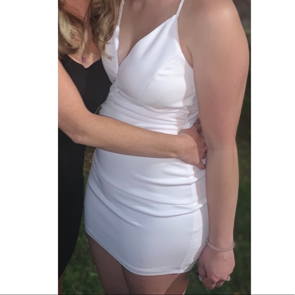 White Bodycon Dress - Picture 5 of 5